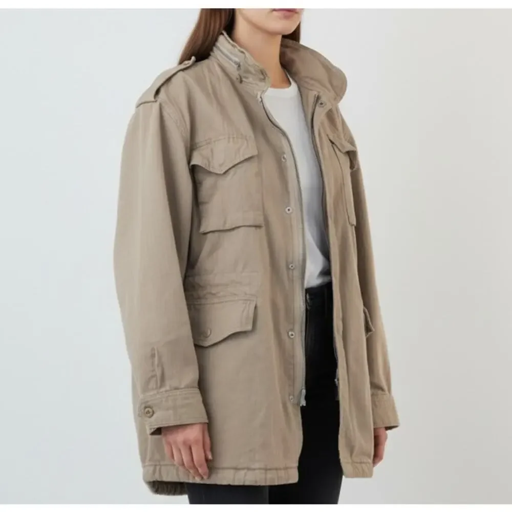 Vis A Vis Military Chore Utility Canvas Jacket, Sz 2 (S US)
